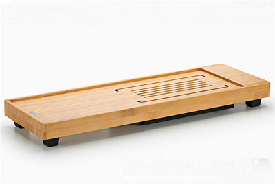 

SAMA MO-71 Bamboo Gongfu Tea Serving Tray with Reservoir Drainage Pipe 52x178cm