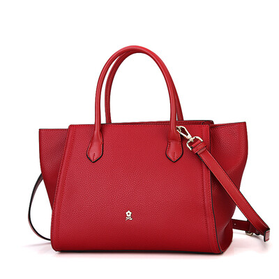 

Mont Turnle (MONTAGUT) Wings Pack Women's Leather High Capacity Handbag Simple Shoulder Slippers R8419862112 Red