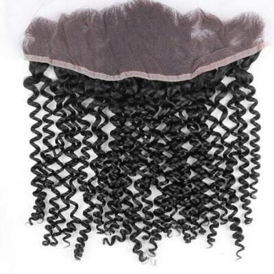 

Mongolian Kinky Curly Weave Human Hair Extension 3Bundles Kinky Curly Hair With 1pc Lace Frontal Curly Closure Free Shipping