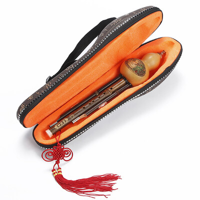 

Acacia LOVEBIRD Hulusi instrument dual tone can be inserted C tune Zizhu plum buckle Hulu silk ethnic orchestral instrument beginner XS2035