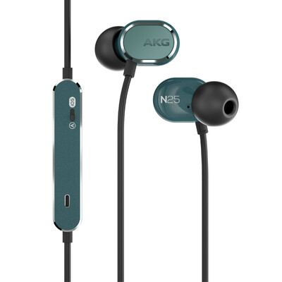 

AKG N25 Double Action Ring Ear High Resolution Universal Wire Control With Wheat Music HIFI Mobile Phone Headset Olive Green