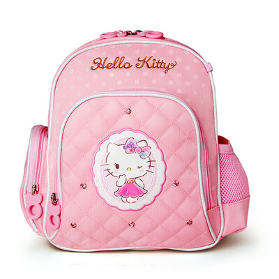 

Hello Kitty (hellokitty) KT1045A Корейский детский сад книжный мешок женский 3-4-5-летний ребенок детский сумка хребет мешок розовый