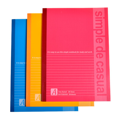 

KAISA notebook Japanese version of the soft copy of the B5 Notepad 50 7mm horizontal line 3 installed KS06853