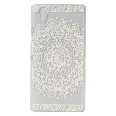 

White Flower Pattern Soft Thin TPU Rubber Silicone Gel Case Cover for Lenovo P70