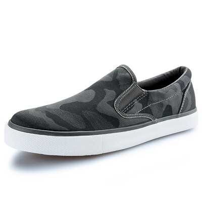 

Yi Di YIDI men&39s shoes fashion sports men&39s casual shoes low set of sleeves camouflage canvas shoes D8083 gray 43