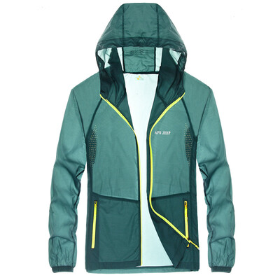 

Battlefield jeep skin clothing outdoor windbreaker men and women light breathable sun clothing couple models skin windbreaker 17019Z99015B moon blue M