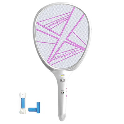 

Грязь (NIBA) литиевых Знак СИД комара Swatter NB-012L (белый + фиолетовый)
