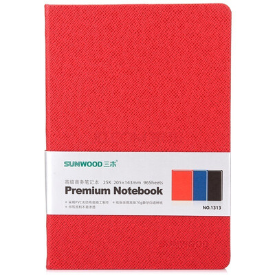 

Miki (SUNWOOD) 1313PVC нетканый нижний ноутбук / high-end конференция это / Notebook -96 / 25K-red