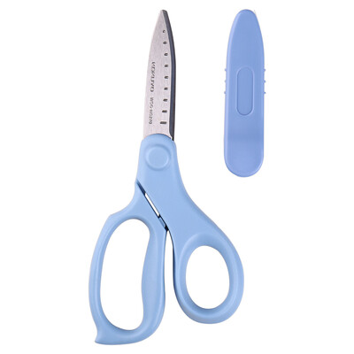 

KOKUYO FIT SAXA Flying Sazawa Scissors Student Child Safety Basic Blue WSG-HS270B
