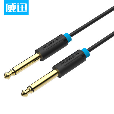 

Вэй Синь (предотвращение бедствия) 6.5mm штекеры усилителя аудиовхода / аудио / гитары / миксер 6,35 кабельной линии 10 метров записи (черный) BAABL