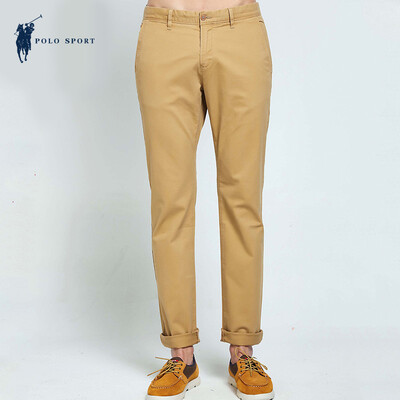 

POLO SPORT Casual Pants Business Men Spring Slim Casual Pants 71MT03142 Yellow 175 / 82A