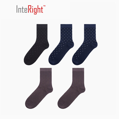 

INTERIGHT wave point business men socks five pairs of packs