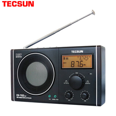 

Tecsun Radio Elderly Semiconductor Digital Demodulation Stereo Campus Broadcast Clock Digital Display 4-inch Speaker Sound Good CR1100DSP