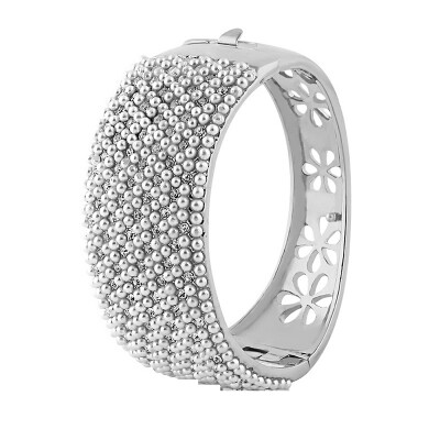 

Yoursfs@ Trendy Handmade Finely Crafted Women Bracelets Bangle Mother's Day Gold Color Pearl Crystal Pulseira Feminina