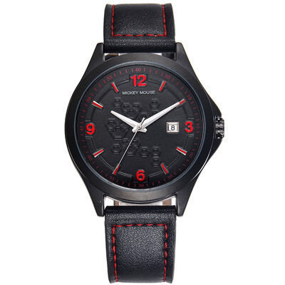 

Disney children&39s watch youth student watch black fashion trend junior high school boy boy children calendar male watch quartz watch MK-12011B