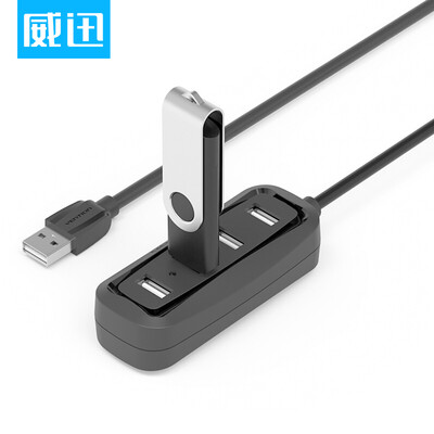 

VENTION USB 20 High-speed expansion 4-port hub HUB one drag four USB splitter black 1 meter VAS-J43-B100