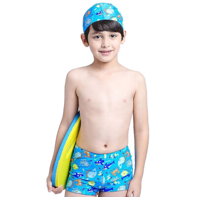 

Arctic cashmere children swimsuit boys flat angle swimsuits swimwear hat blue M