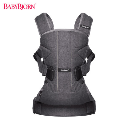 

Jingdong Supermarket] Sweden BABYBJORN One baby strap (tannin gray cotton blends can be retro new