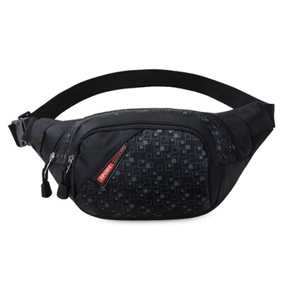 

Mouse quint Korean tide men&39s chest bag leisure Messenger bag sports women&39s pockets ride running outdoors small pocket black