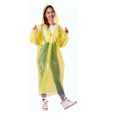 

Jing Hui think of a JH0193 raincoat outdoor men&women transparent travel long section of the rain poncho rain one-time raincoat color 10 only installed