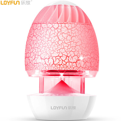 

Music release LOYFUN I80 mini small speakers notebook desktop computer desktop sound colorful glare mobile subwoofer pink