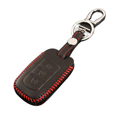 

Huarong Roewe RX5 key bag hand-stitched folding three-button red special car leather key set keychain