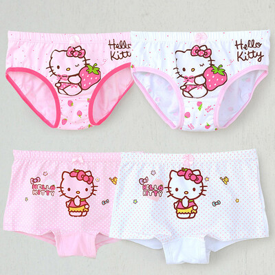 

Hello Kitty (HELLO KITTY) children's underwear 4 installed in the big child students triangle angle shorts KTN035 mixed color 4 installed 140cm