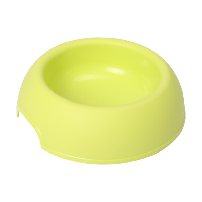 

Meica sugar circle bowl pet dog cat bowl food bowl utensils anti-skid dog pot multi-color multi-specular curved bowl bottom apple green