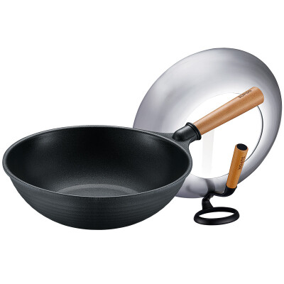 

Su Boer supor craftsman sticks no sticky no frying pan frying pan can stand cover PC30D4