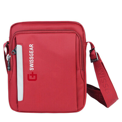 

SWISSGEAR Shoulder Bag Men&39s Handbag Casual Fashion Shoulder Bag Messenger Bag Business Bag iPad Bag SA-5008 Red