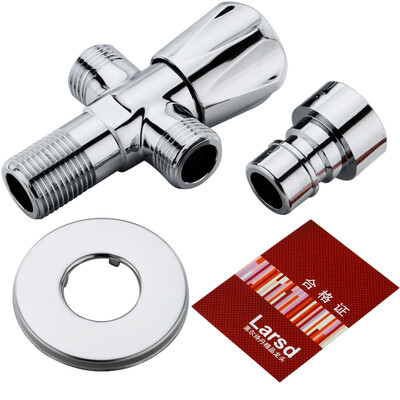 

Lyle Shidan Larsd LD112T dual angle valve one into two three-way angle valve full copper thickened triangle valve check valve