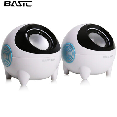 

This hand BASIC CX7 speaker 20 channel mini portable USB desktop notebook phone computer audio white black