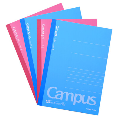 

Kokuyo (Kokuyo) Campus классический книжный переплет книги / ноутбук / мягкие рукописи А5 / 40 Страница 4 случайный цвет в соответствии с настоящим аппаратом WCN-CNB3410