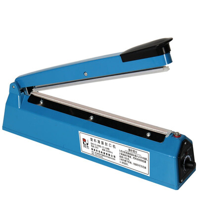 

Baijie Sealing Machine High-grade Hand-pressed Plastic Film Sealing Machine Plastic Bag Tea Bag Local Product Bag Packing Machine FS-300 Blue