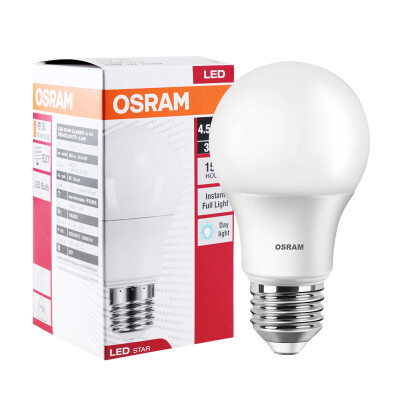 

Супермаркет] [Jingdong Osram (OSRAM) Светодиодная лампа лампы 6.8W E27 большой рот теплый белый Хуан Гуан