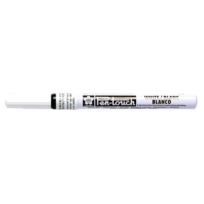 

Cherry Sakura paint pen 07mm white hand-painted high-light pen signature pen pen handle small scratches wall stains