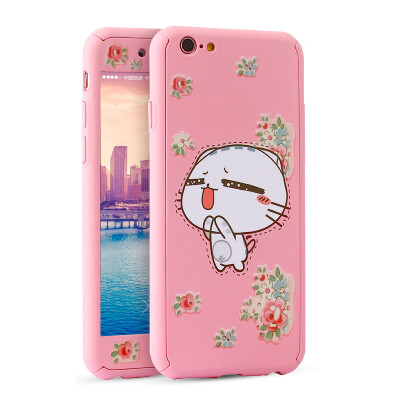 

Excellent plus iPhone6s phone shell Apple 6 mobile phone case cartoon all-inclusive protective cover anti-wrestling phone sets shaking cat