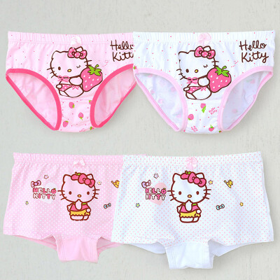 

Hello Kitty (HELLO KITTY) children's underwear 4 installed in the big child students triangle angle shorts KTN035 mixed color 4 installed 130cm