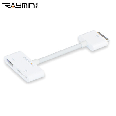 

LA350102 резкого яркое яблоко iphone4 / 4s ipad2 / 3 DOCK переключатель HDMI кабель конвертер Apple, HD оригинальный чип