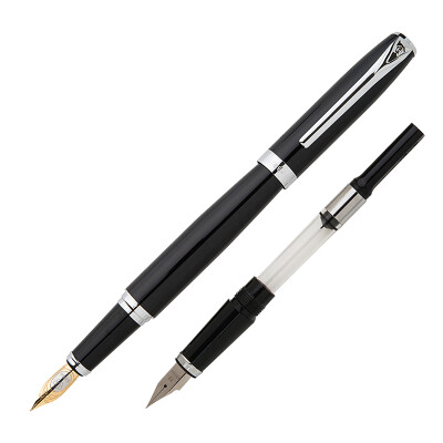 

Hero HERO black double pen tip gold pen set F EF tip 916