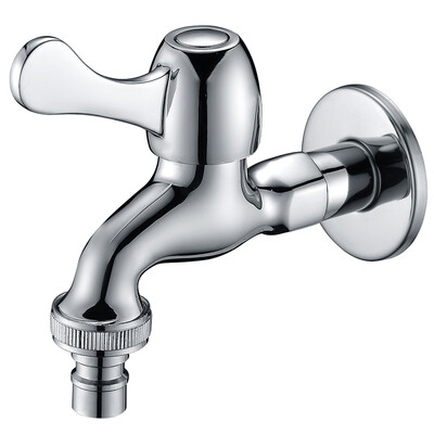 

Larsd LX220 washing machine faucet lengthened all copper single cold faucet fast water nozzle small faucet thickening 4 points 6 points Siemens Bosch Samsung General