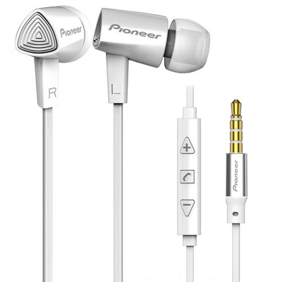 

Pioneer SE-CL31T-W In-Ear Headphone IOS Music Phone Headset White