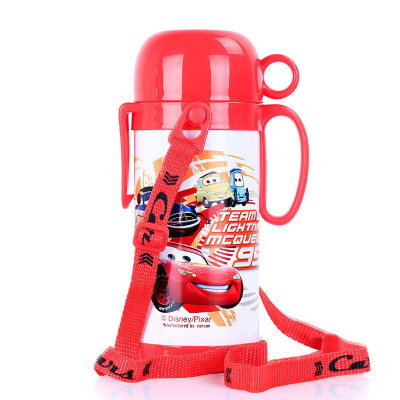 

Disney Baby Insulation Cup Baby Belt Training Cup Large Capacity Drinking Water Bottle 600ML Auto Red