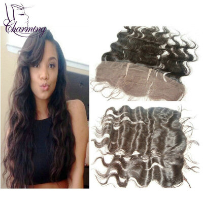 

Peruvian Body Wave Best Lace Frontal Closure 13x6 Ear To Ear Virgin Hair Swiss Lace Frontal With Baby Hair Bleached Knot