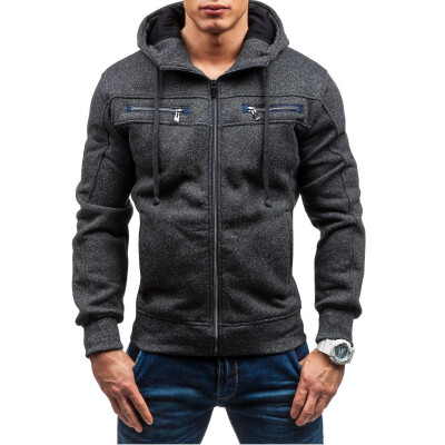 

New Men Fashion Cardigan Hoodies Hooded Sweater