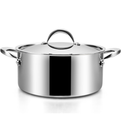 

[Jingdong supermarket] platinum Dili Bodeux Knight soup pot 24cm 304 overall three-tier stainless steel pot stew pot