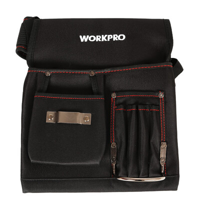 

Десять тысяч граммов сокровище (WORKPRO) W081050N многофункциональные карманы с ручной носить портативный электрик инструмент обслуживания комплекта брезентовый мешок