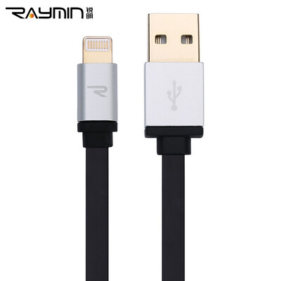 

Rui Ming SJ014-0100 Двухсторонний USB-кабель для передачи данных USB кабель питания для iphone6 ​​/ PLUS ipad и другой магниевый сплав черный 1 м