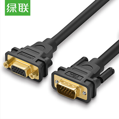 

Green Alliance UGREEN VGA Extension Cable 3 6 Project Level VGA Male to Female Cable Computer Monitor TV Video Extension 3m Black 30745