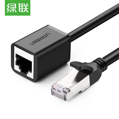

Зеленый Альянс (UGREEN) RJ45 кабель удлинительный кабель CAT6 сетевой кабель 1 метр шесть мужских и женских сетевых удлинителей 6 видов чистой меди Гигабитный широкополосный сетевой кабель прямой линии 11279